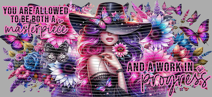 16oz Sunflower Girl-SU-307